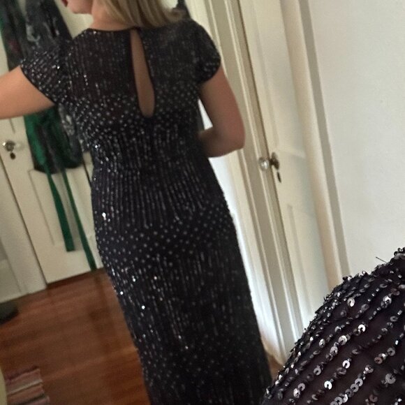 Adrianna Papell Embroidered Dress
